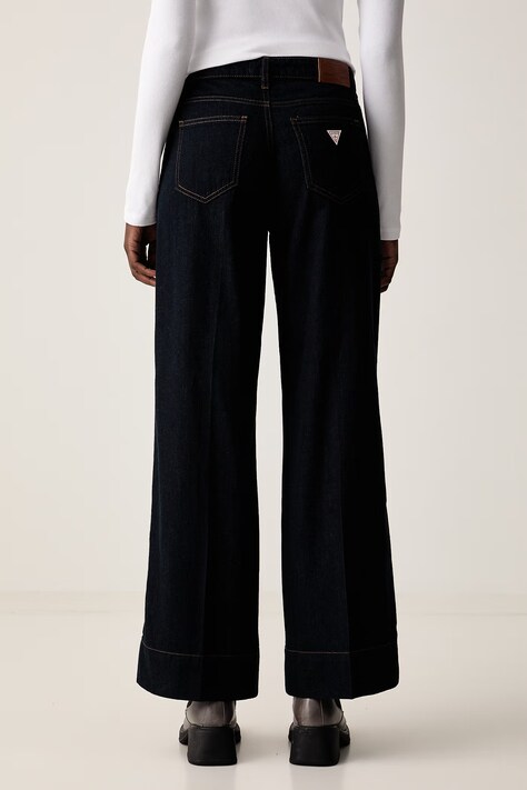 Guess Jeans джинси wide leg жіночі — AW26-SJDZRL, темно-синій — фото 3