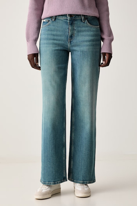 Guess Jeans rifle wide leg dámske modré W6YA01 D1170