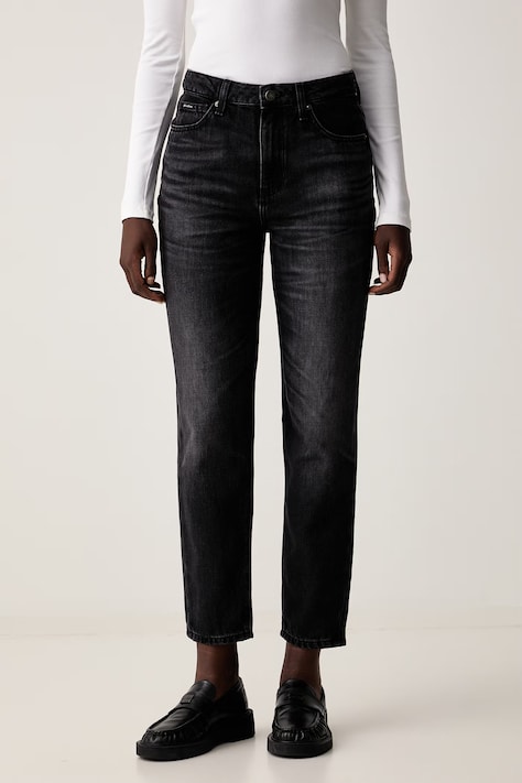 Guess Jeans mom fit traperice za žene crne W6YA0D D1148