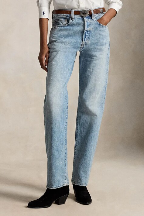 Polo Ralph Lauren дънки relaxed fit дамски сини 211B17118