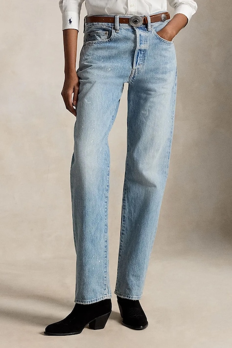 Polo Ralph Lauren дънки relaxed fit дамски сини 211B17118