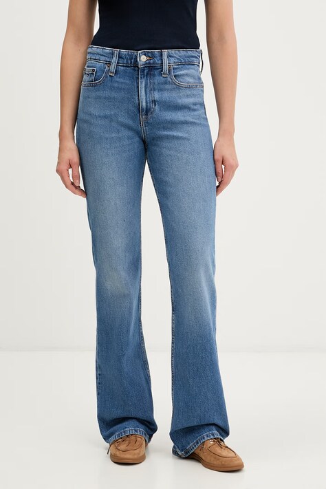 Tommy Jeans bootcut traperice za žene plave DW0DW23470
