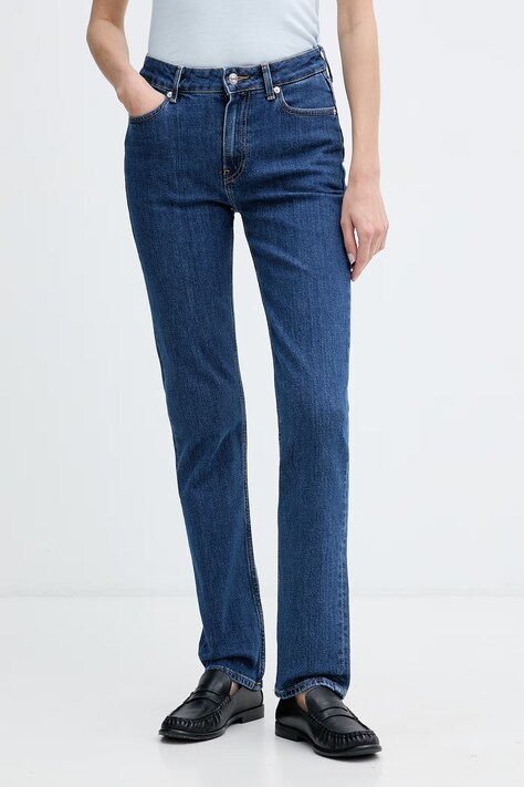 Tommy Hilfiger jeansy slim fit damskie granatowe WW0WW49957