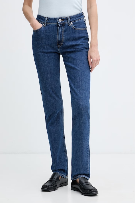 Tommy Hilfiger jeansy slim fit damskie granatowe WW0WW49957