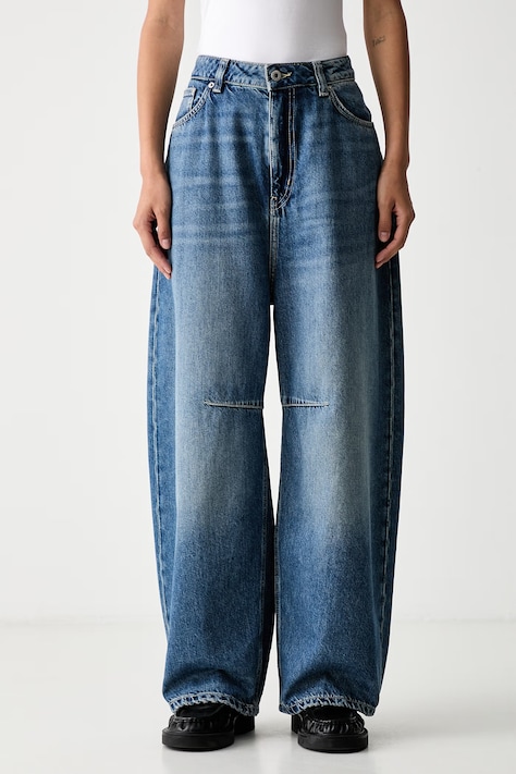 HUGO Blue джинсы relaxed fit для женщин Glide_1_B голубые 50563705