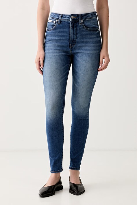 Calvin Klein Jeans rifle skinny dámske modré LV047G924G