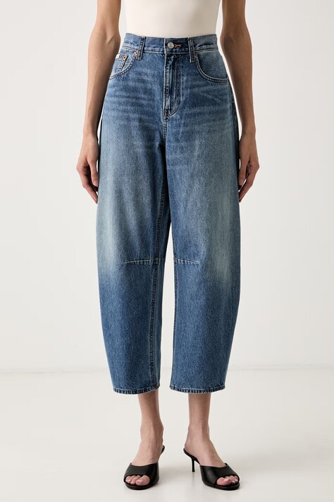 Calvin Klein Jeans barrel traperice za žene plave LV047G748G