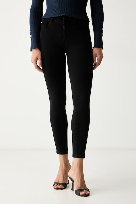 Guess skinny traperice za žene SHAPE UP crne W6YA34 D1590