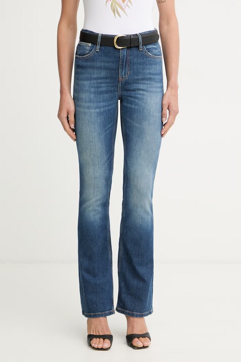Guess дънки flare дамски SEXY FLARE сини W6YA0L D1332