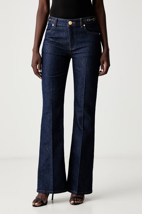Marciano by Guess flare traperice za žene MARA mornarsko plave G6YA02 D1461