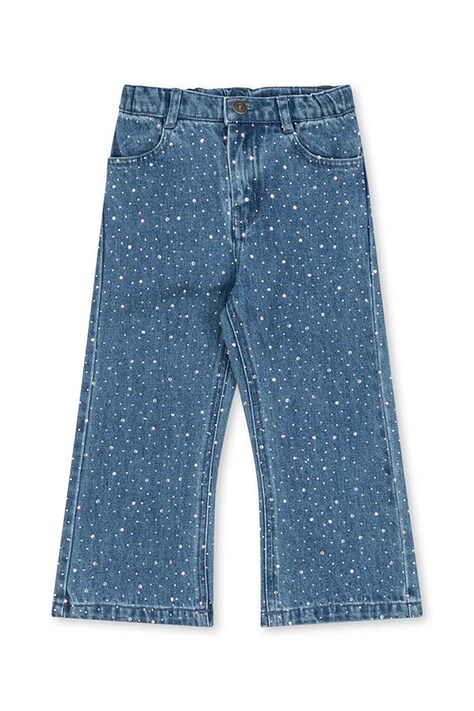 Konges Sløjd Jeansy dziecięce ELBA SPARKLE JEANS GOTS niebieskie KS106460