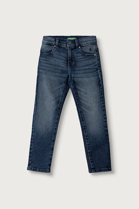 United Colors of Benetton Jeansy straight dziecięce granatowe 45ONCE02X
