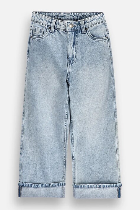 Coccodrillo Jeansy wide leg dziecięce niebieskie COLLECTION JEANS GIRL