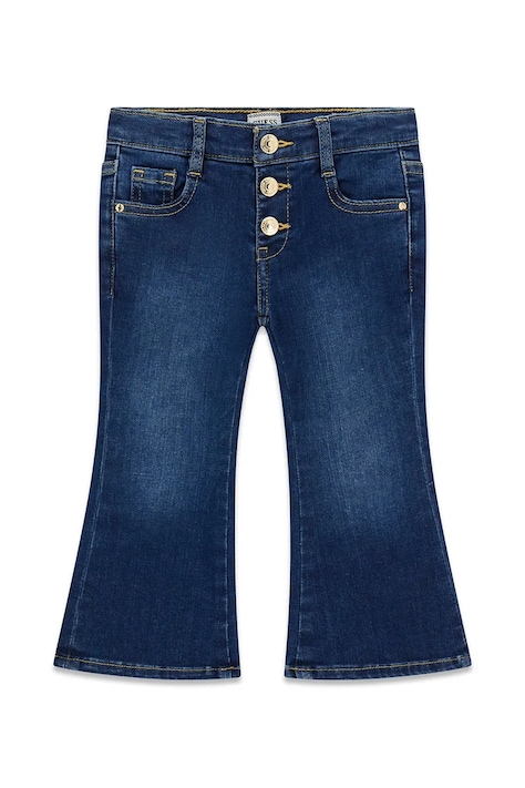 Guess Jeansy flare dziecięce niebieskie K6BA01 D2166