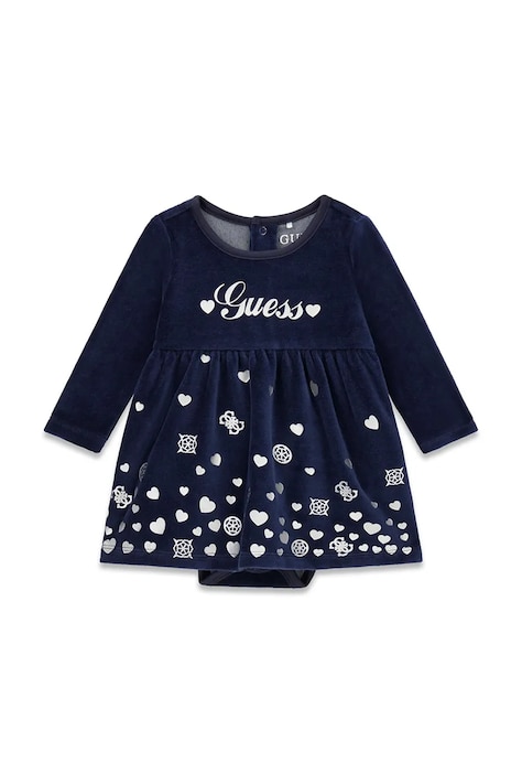 Guess Jeansy regularne niemowlęce niebieskie A6BA01 D2199