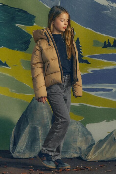 Mayoral Relaxed fit traperice za djecu sive 7523