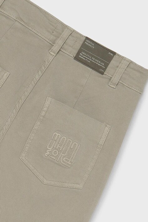 Mayoral Wide leg traperice za djecu bež 7502