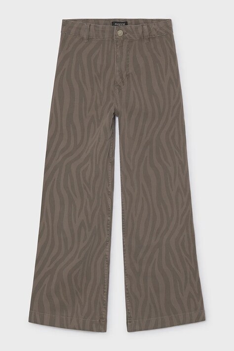 Mayoral wide leg traperice za djecu smeđe 7502