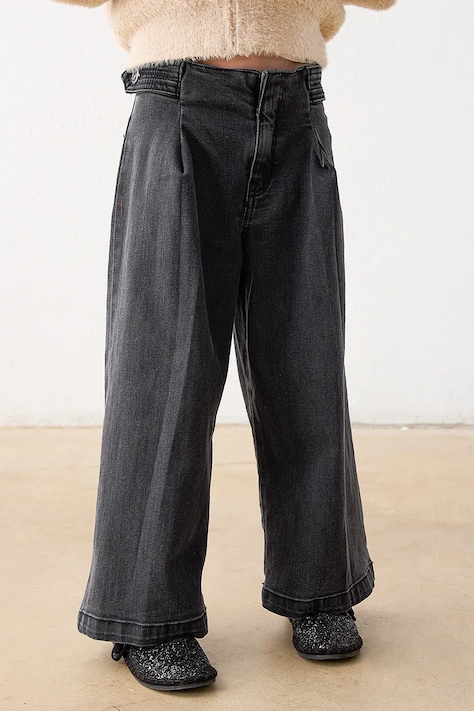 Mayoral παιδικά jeans wide leg γκρί 4523