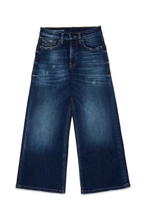 Diesel jeansy straight dziecięce D-ARGJX-J TROUSERS granatowe J02322