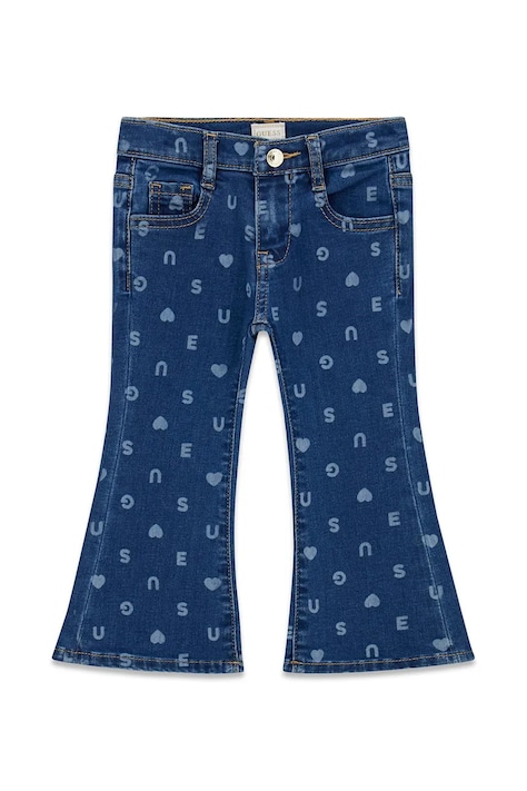 Guess jeansy flare dziecięce niebieskie K6YA04 D1154