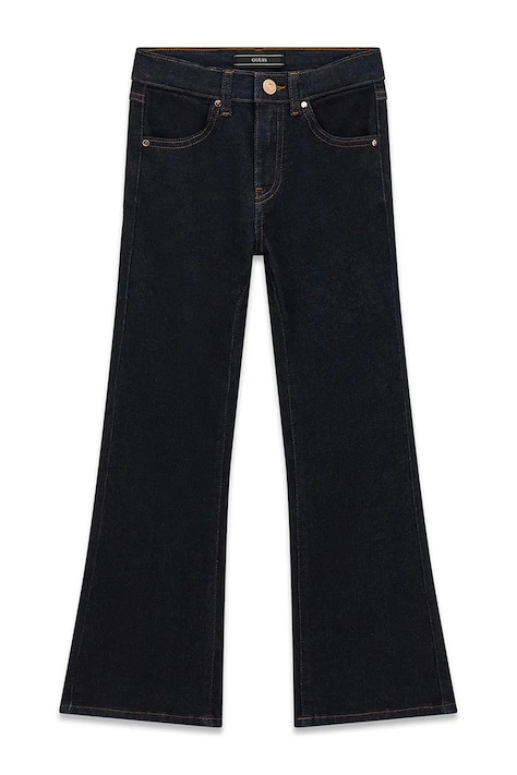 Guess jeansy flare dziecięce niebieskie J6RA18 D4CA0