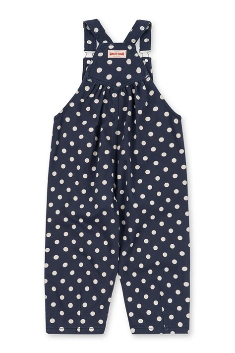 Konges Sløjd Ogrodniczki dziecięce NOLA OVERALLS GOTS granatowe KS106187