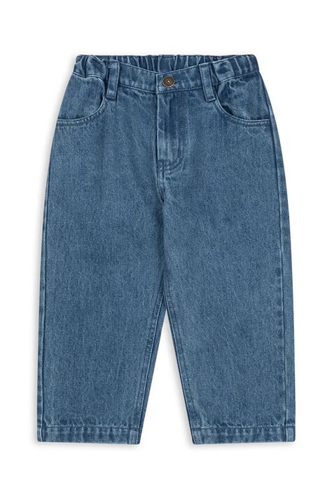 Konges Sløjd Jeansy regularne dziecięce ELBA JEANS GOTS niebieskie KS105973