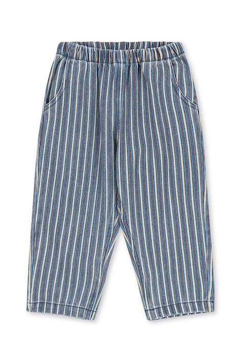 Konges Sløjd Blugi straight pentru copii MAGOT PANTS GOTS albaștri KS106133