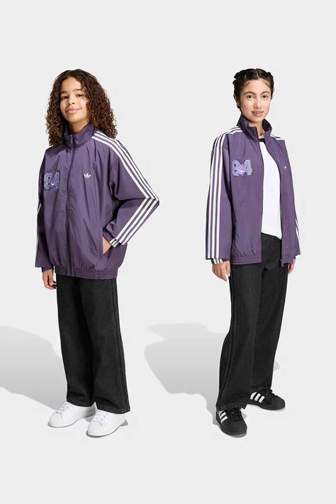 adidas Originals Jeansy loose dziecięce POKEMON niebieskie KS7111