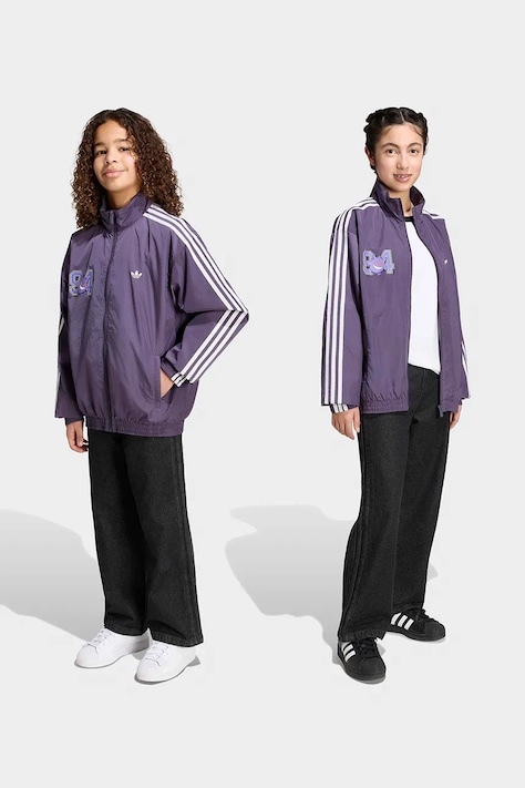 adidas Originals Jeansy loose dziecięce POKEMON niebieskie KS7111