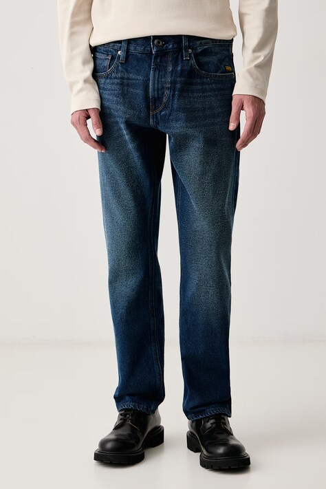 G-Star Jeansy straight męskie Mosa Straight niebieskie D28239-D858