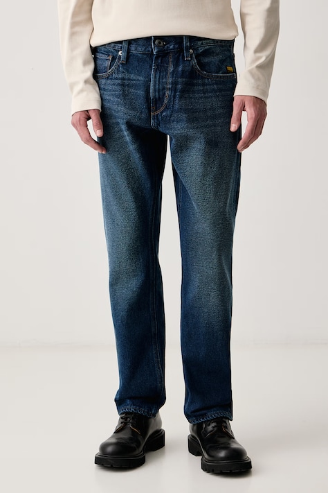 G-Star Jeansy straight męskie Mosa Straight niebieskie D28239-D858