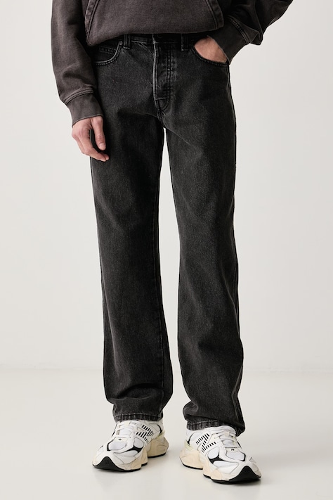 Dickies Jeansy straight męskie czarne DK0A885HJ791