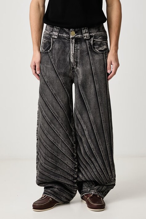 House of Errors All Seeing relaxed fit da uomo grigi HEFW26DP03012