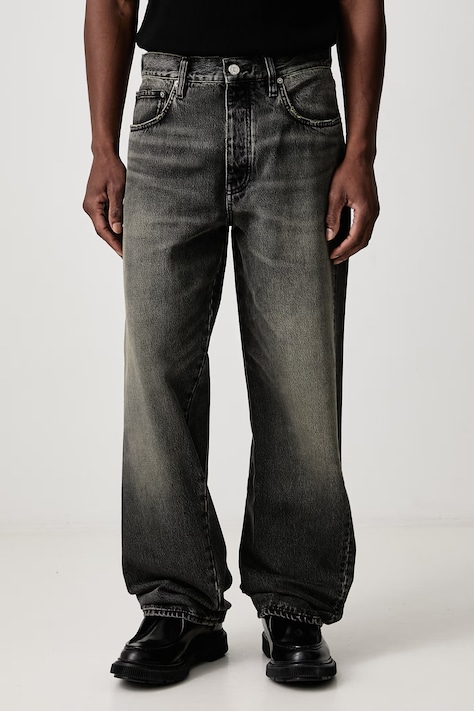 Sunflower Jeansy straight męskie czarne 5202