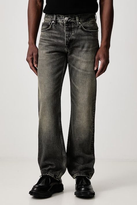 Sunflower Jeansy straight męskie czarne 5202-1
