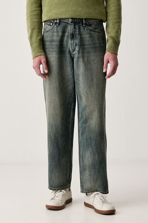 rag & bone Jeansy męskie niebieskie RX0526F2RRO