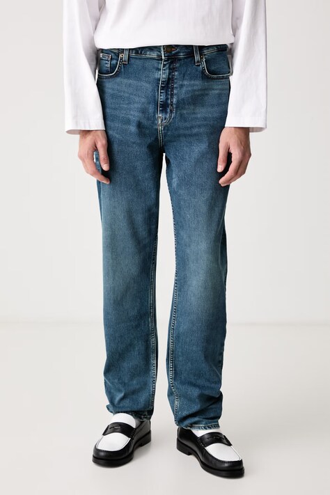 Guess Jeans Jeansy tapered męskie niebieskie M6BA90 D2296