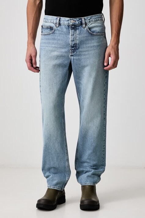 Frame THE STRAIGHT JEAN jeansy straight męskie niebieskie LMHST105