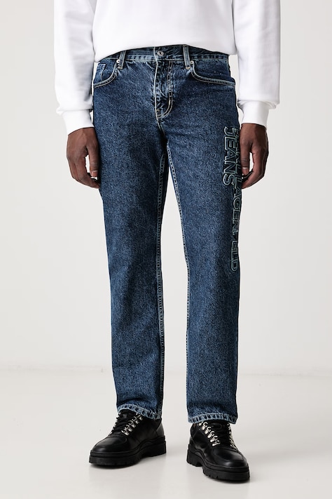 Karl Lagerfeld Jeans Jeansy straight męskie niebieskie B4M10028