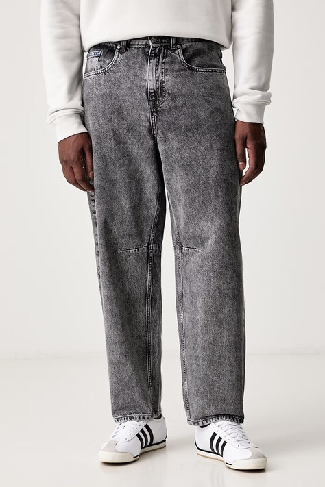 Karl Lagerfeld Jeans Rifle relaxed fit pánske sivé B1M10104