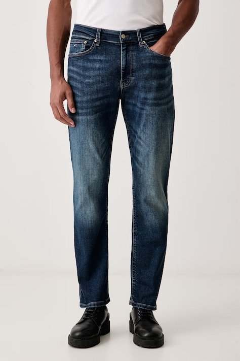 Tommy Jeans Jeansy straight męskie niebieskie DM0DM21892