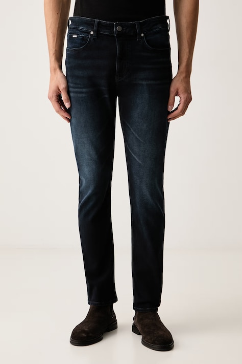 BOSS slim kavbojke moške P-Delaware mornarsko modre 50571822