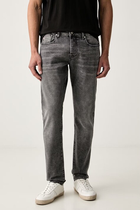 Scotch & Soda jeansy regular męskie szare 183617