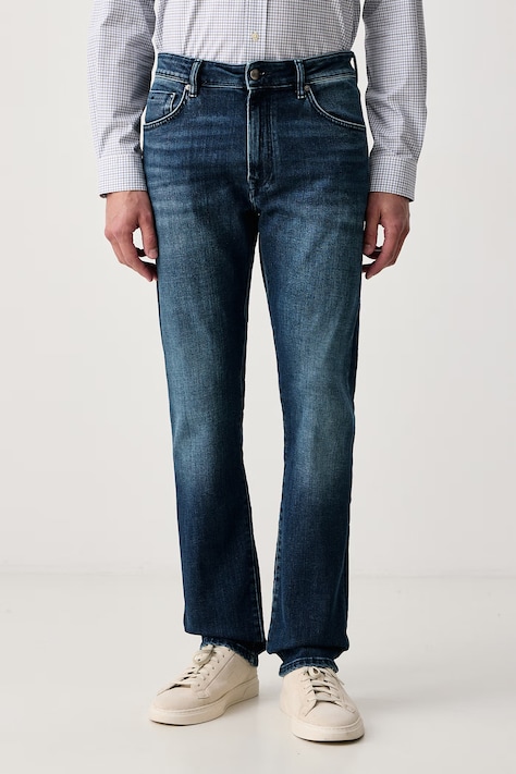 Hackett London Jeansy regular męskie niebieskie HM2100103R