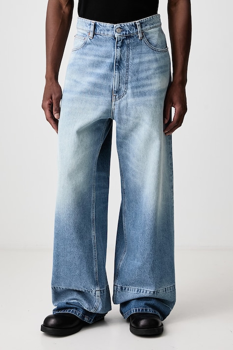 MM6 Maison Margiela Jeansy relaxed fit męskie niebieskie SH0LA0038-M30058