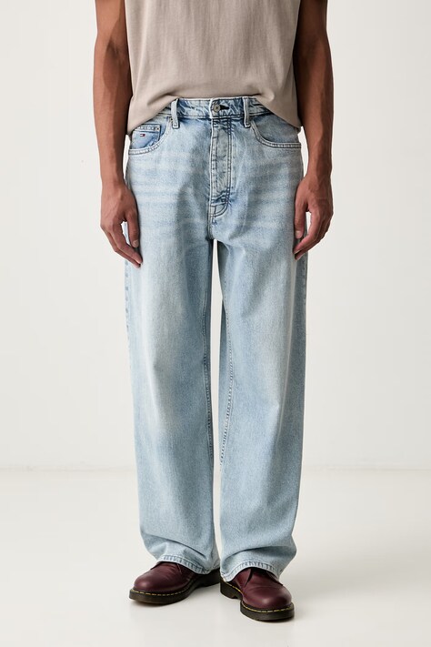 Tommy Jeans relaxed fit traperice za muškarce plave DM0DM23741