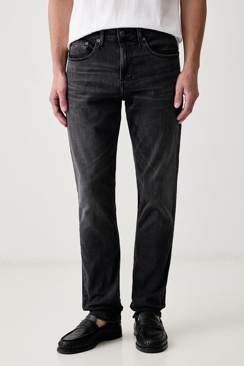 Tommy Jeans Slim fit traperice za muškarce crne DM0DM23449