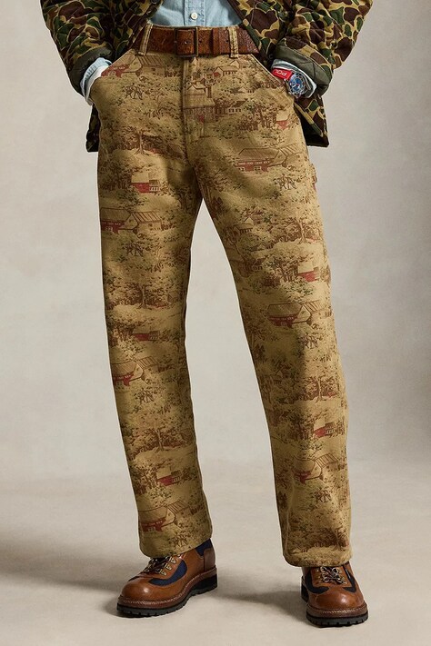Polo Ralph Lauren Jeansy męskie brązowe 710B22600